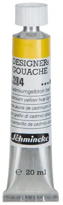 SCHMİNCKE HKS DESİGNERS' GOUACHE GUAJ BOYA 20 ML TÜP 204 CADMİUM YELLOW LİGHT 25204007