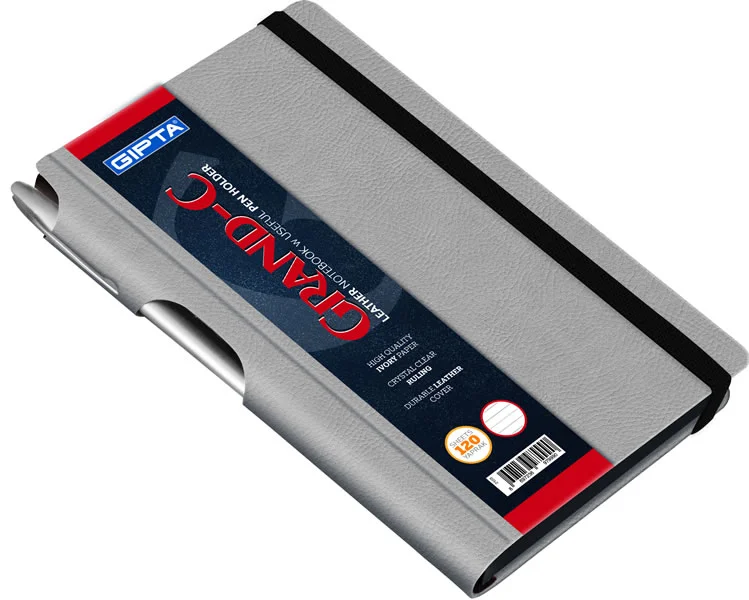 GIPTA DEFTER GRAND-C 13X21 İPLİK DİKİŞLİ SIRT KES.120 YP. ÇİZGİLİ 2103