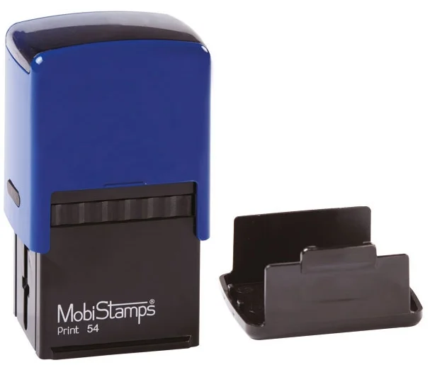 MOBİSTAMPS KAŞE C-54 MAVİ KEÇELİ