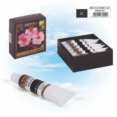 MARIES AKRİLİK BOYA 12 ML 793 BLACK