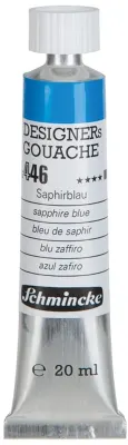 SCHMİNCKE HKS DESİGNERS' GOUACHE GUAJ BOYA 20 ML TÜP 446 SAPPHİRE BLUE 25446007