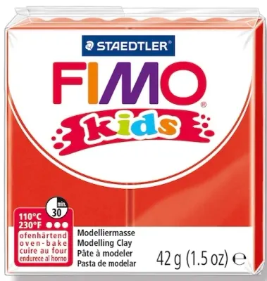 FIMO KIDS MODELLEME KİLİ 42 GR KIRMIZI 8030-2 02
