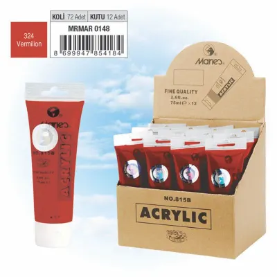MARIES AKRİLİK BOYA 75 ML 815-324 VERMILION