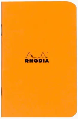 RHODIA DEFTER BASIC DİKİŞLİ 7.5x12 80 GR 24 YP KARELİ TURUNCU RD119158