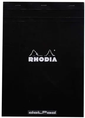 RHODIA BLOKNOT BASIC DİKİŞLİ A4 80 GR 80 YP DOT SİYAH RA18559