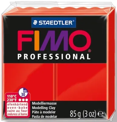 FIMO PROFESSIONAL MODELLEME KİLİ 85 GR KIRMIZI 8004-200