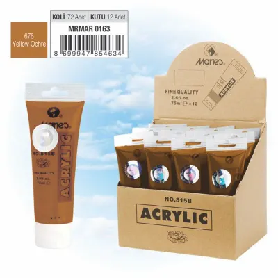 MARIES AKRİLİK BOYA 75 ML 815-676 YELLOW OCHRE