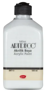 ARTDECO AKRİLİK BOYA 500 ML BEYAZ BULUT Y-070L-3624