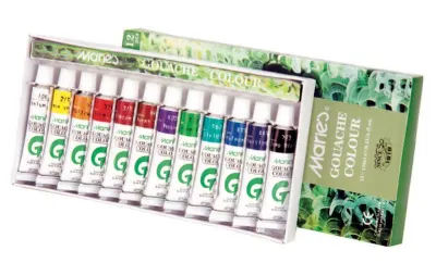 MARIES GUAJ BOYA SETİ 12 ML 12 Lİ 7312C