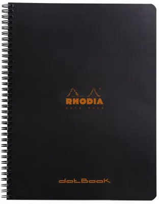 RHODIA DEFTER BASIC SPİRALLİ A4+ 80 GR 80 YP DOT SİYAH RD193039