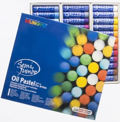 MUNGYO PASTEL BOYA GALLERY JUMBO YUVARLAK YAĞLI 36 LI MOPSJ-36