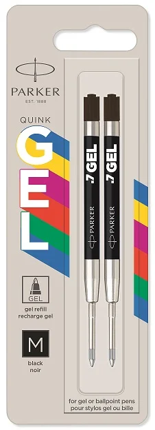 PARKER JEL KALEM REFİLİ M UÇ SİYAH 2 Lİ BLS. 2136231