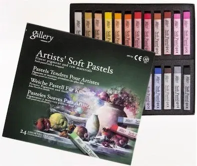 MUNGYO PASTEL BOYA GALLERY SOFT KÖŞELİ 24 LÜ MPV-24
