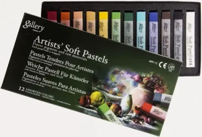MUNGYO PASTEL BOYA GALLERY SOFT KÖŞELİ 12 Lİ MPV-12