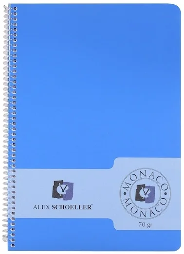ALEX DEFTER A4 PP KAPAK SPİRALLİ 80 YP ÇİZGİLİ ALX-416