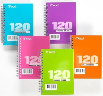 MEAD DEFTER SPİRALLİ KARTON KAPAK A6 120 YP ÇİZGİLİ M-105750