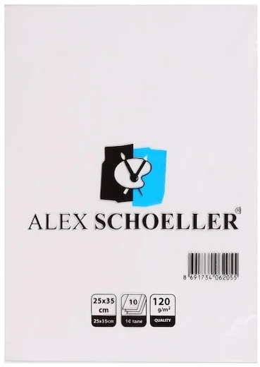 ALEX RESİM KAĞIDI 50x70 120 GR 20 Lİ ALX-786