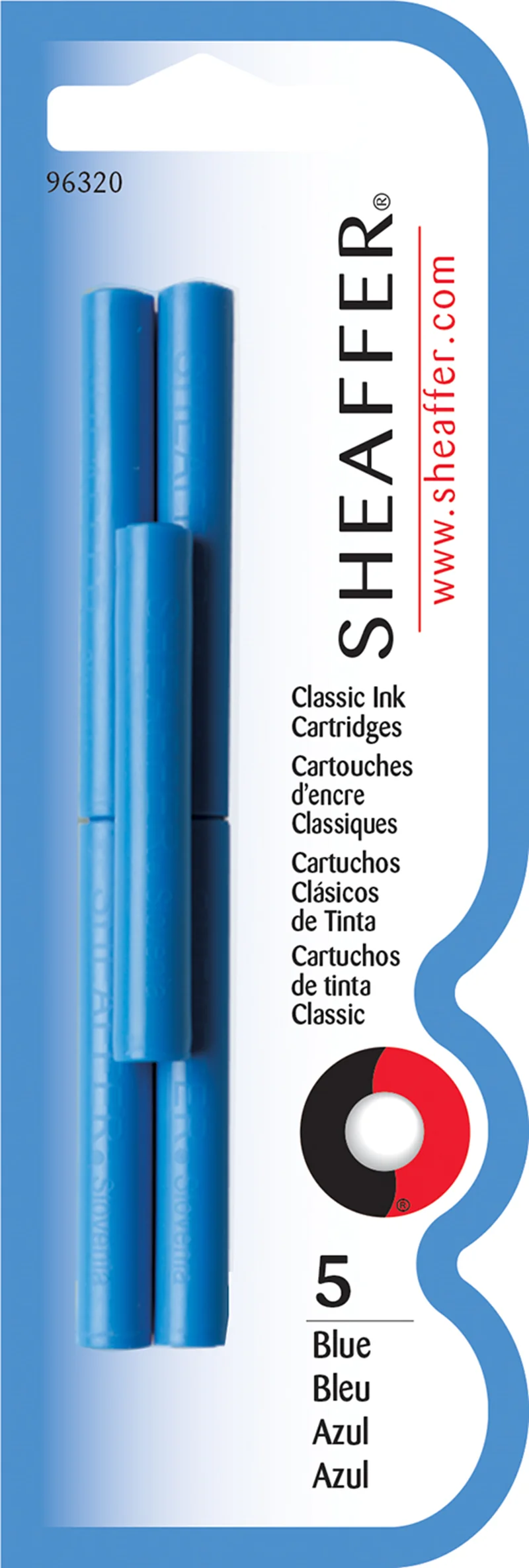 SHEAFFER DOLMA KALEM  KARTUŞU 963205 Lİ MAVİ BLS.