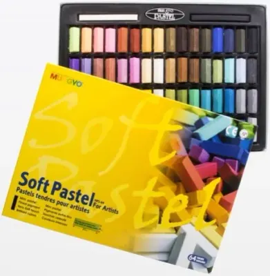MUNGYO PASTEL BOYA GALLERY SOFT KÖŞELİ 1/2 BOY 64 LÜ MPS-64