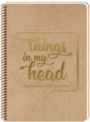 KESKİN DEFTER FUNKY 20X28 SPİRALLİ 100 YP. DÜZ 418030-99