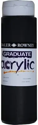 DALER ROWNEY AKRİLİK BOYA GRADUATE SERİSİ 500 ML BLACK 12350026