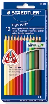 STAEDTLER KURU BOYA ERGOSOFT ÜÇGEN 12 Lİ 157 C12