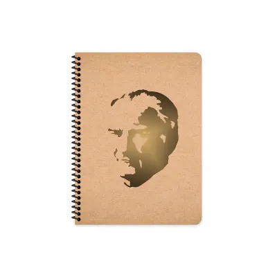 KESKİN DEFTER FUNKY ATATÜRK 16,5X22,5 SPİRALLİ 80 YP. KARELİ 418122-99