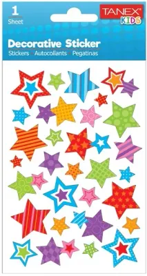 TANEX STICKER KALP SERİSİ 6 ADET TNX-25012