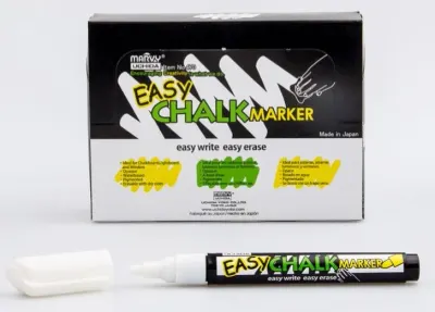 MARVY TEBEŞİR MARKÖR 470 FOSFORLU WHITE