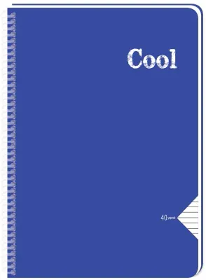 KESKİN DEFTER COLL A4 SPİRALLİ PP KAPAK 40 YP. KARELİ 321592-99