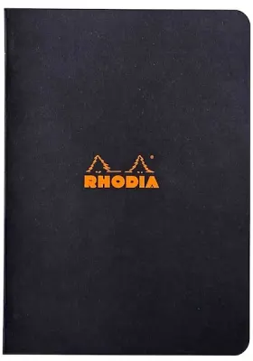 RHODIA DEFTER BASIC DİKİŞLİ A5 80 GR 48 YP ÇİZGİLİ SİYAH RD119189