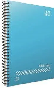 GIPTA DEFTER EKO FRESCO A5 SPİRALLİ PP KAPAK 96 YP. ÇİZGİLİ 4944
