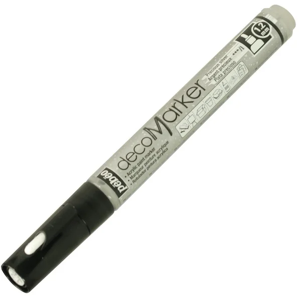 PEBEO AKRİLİK MARKÖR DECO 1.2 METALİK PREC SILVE 205756