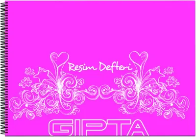 GIPTA RESİM DEFTERİ 35x50 SPİRALLİ PP KAPAK 40 YP. 2344