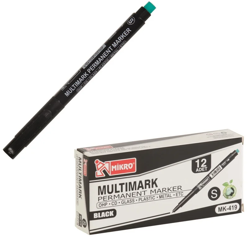 MİKRO ASETAT CD KALEMİ S UÇ SİYAH MK 419SS