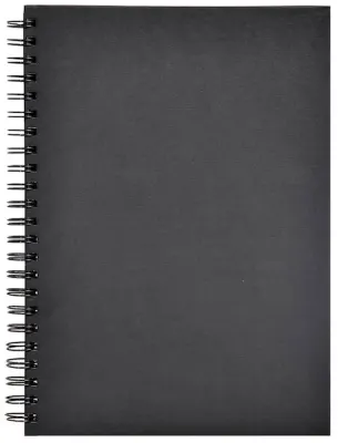CLAIREFONTAINE ÇİZİM BLOĞU CARBON SPİRALLİ YANDAN A5 120 GR 60 YP CH34266