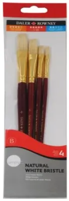 DALER ROWNEY FIRÇA SIMPLY SERİSİ BRISTEL KISA SAP 4 LÜ NO:1 216940400
