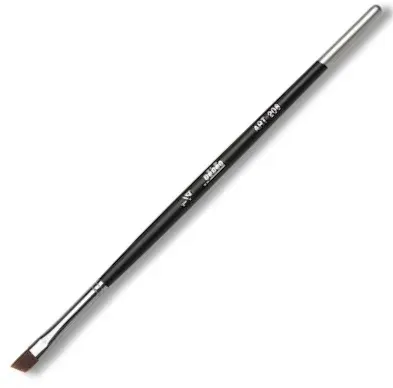 PEBEO FIRÇA YAN KESİK 208 SERİSİ SİYAH SENTETİK KIL KISA SAP NO:1/4 208 1/4