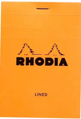 RHODIA BLOKNOT BASIC DİKİŞLİ 8.5x12 80 GR 80 YP ÇİZGİLİ TURUNCU RB12600