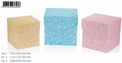 GIPTA KUTU SETİ 3 LÜ PASTEL TERAZZO DİK BOY BX69860