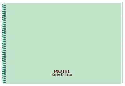 KESKİN RESİM DEFTERİ PASTEL 17X25 SPİRALLİ PP KAPAK 20 YP. 306210-99