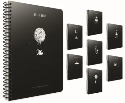 GIPTA DEFTER ASTRO NOTES A4 SPİRALLİ KARTON KAPAK 80 YP. ÇİZGİLİ 5407