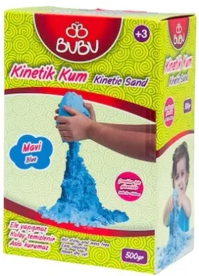 BU-BU KİNETİK KUM 500 GR. MAVİ BUBU-KU0002
