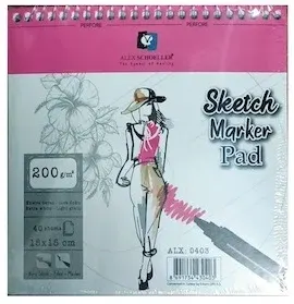 ALEX SKETCH DEFTERİ 15x15 200GR SPR. 40 LI ALX-0403