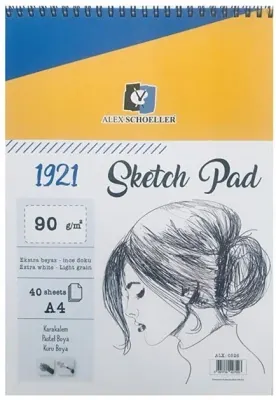 ALEX SKETCH DEFTERİ A4 90 GR SPR. 40 LI ALX-0526