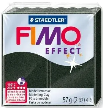 FIMO SOFT MODELLEME KİLİ 57 GR SEDEFLİ SİYAH 8020-907 02