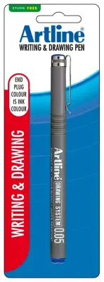 ARTLINE ÇİZİM KALEMİ DRAWING SYSTEM 2305 0.05 SİYAH BLS. A-EK-2305.B1 BL