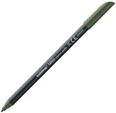 EDDING GRAFİK KALEMİ E-1200 ZEYTİN YEŞİLİ