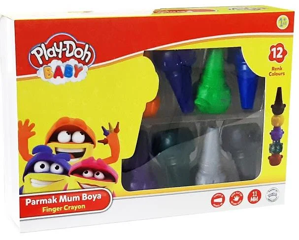 PLAY-DOH BABY PARMAK MUM BOYA 12 RENK  PLAY-CR017