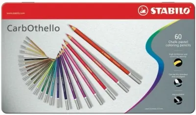 STABILO KURU BOYA CARBOTHELLO 60 RENK METAL KUTU 1460-6